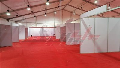 استعدادات مكثفة  لافتتاح معارض أهلا رمضان بكفر الشيخ