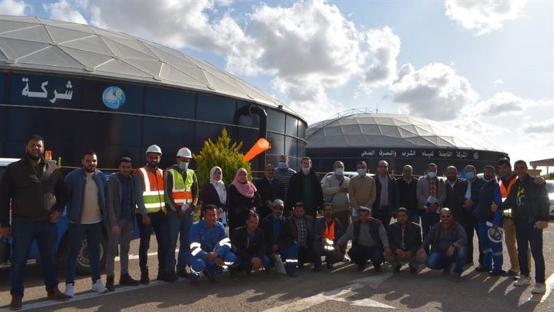 العاملين بمياه مطروح