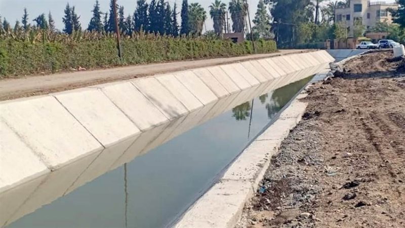 تبطين الترع