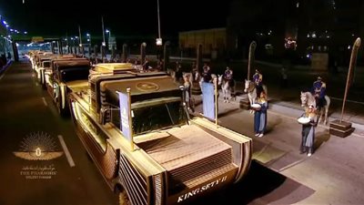 وزيرة التعاون الدولي عن موكب المومياوات: لحظة فخر حقيقي وسعادة في تاريخ مصر