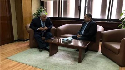 محافظ الوادي الجديد ورئيس الأبنية التعليمية يبحثان مشروعات حياة كريمة