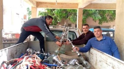 مصادرة 20 شيشة وتحرير5  محاضر 