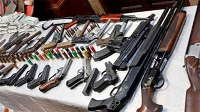 ضبط 25 قطعة سلاح ناري في حملة أمنية بسوهاج