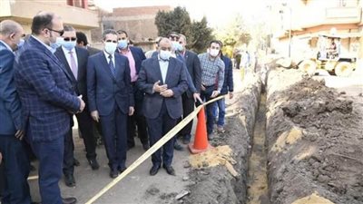 وزير التنمية المحلية ومحافظ الغربية يتفقدان المشروعات الجارية بمركز زفتى 