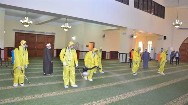 حملة تعقيم المساجد