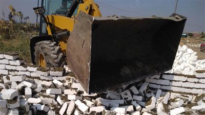 الغربية: ازالة 97 حالة تعد على الأراضي الزراعية