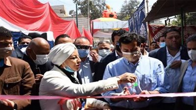 وزير الشباب والرياضة يفتتح أعمال تطوير ورفع كفاءة مركز شباب البساتين بمحافظة القاهرة