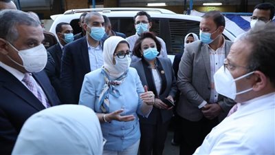 وزيرة الصحة: مستشفى سوهاج العام الجديد يتفق مع معايير التأمين الصحي الشامل
