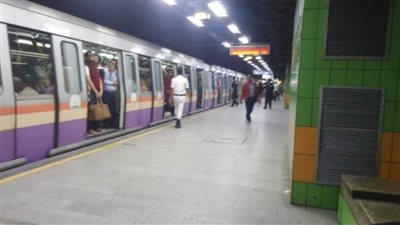 المترو: مد تشغيل القطارات حتى الثانية صباحاً فى الخطوط الثلاثة
