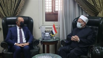 مفتي الجمهورية يستقبل السفير الأردني بالقاهرة لبحث تعزيز التعاون الإفتائي