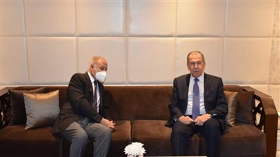 أبوالغيط يجري مباحثات واسعة مع لافروف
