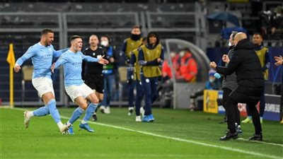 مانشستر سيتي يعبر من عقبة بوروسيا ويصطدم بباريس في نصف نهائي الأبطال