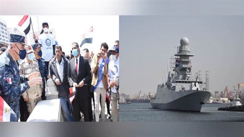 قائد البحرية يستقبل