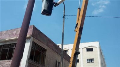 رفع كفاءة الإضاءة بنطاق حي شرق الإسكندرية