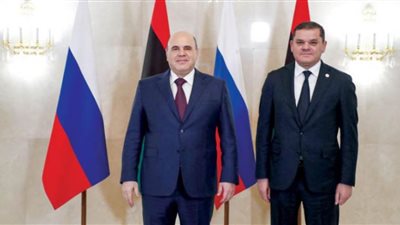 ليبيا وروسيا يبحثان تعزيز العلاقات الثنائية