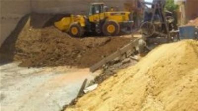 إزالة حالة بناء مخالف بسوهاج