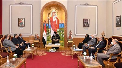 للاحتفال بمسار رحلة العائلة المقدسة.. البابا تواضروس يستقبل رئيس جامعة الزقازيق