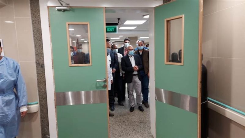 خلال تفقد المستشفى