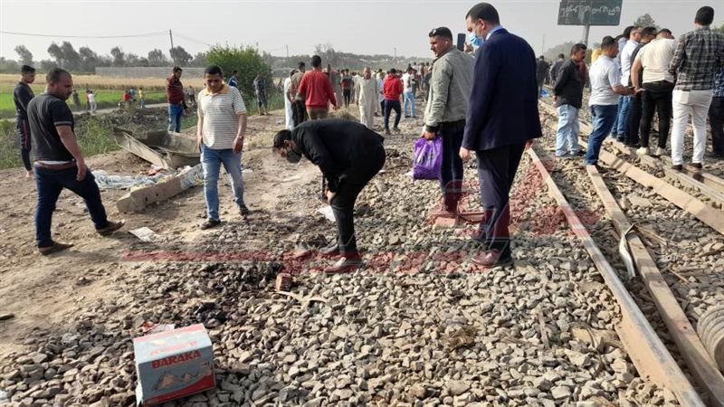 موقع حادث القطار