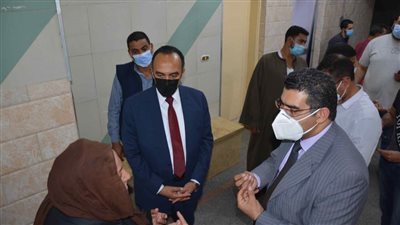 نائب محافظ المنيا يتفقد مستشفى المنيا العام للتأكد من توافر المستلزمات الطبية