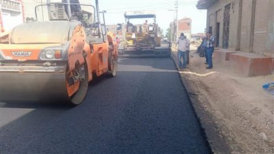 رصف طريقي محلة قيس وحمد منيسي بالبحيرة 