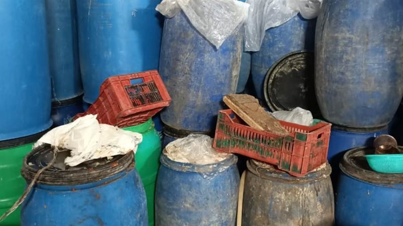 ضبط مخللات غير صالحة