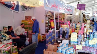 تعقيم معرض أهلا رمضان بالإسماعيلية للتصدي لفيروس كورونا