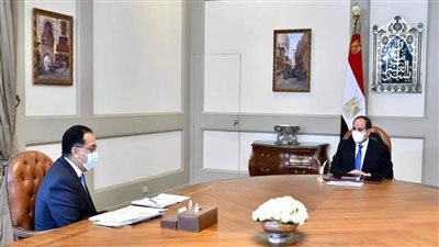  الرئيس السيسي يطلع علي نتائج زيارة وفد وزاري برئاسة مدبولي لليبيا