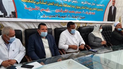 حياة كريمة.. تنفيذ قافلة سكانية شاملة بقرية نديبة بدمنهور