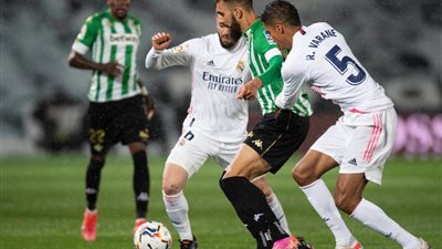 تعادل ريال مدريد مع ريال بيتيس سلبيا في الدوري الإسباني 