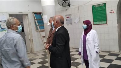 وكيل صحة الغربية يتفقد مستشفى حميات كفر الزيات