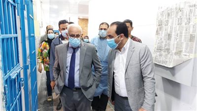 محافظ بورسعيد يتفقد أعمال تجهيز مستشفى الصدر لاستقبال حالات كورونا