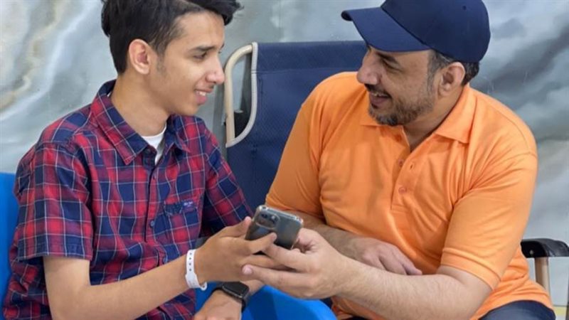 محمد المالكي وابنه