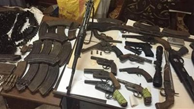 الداخلية : ضبط ٣٦٣ قطعة سلاح و٢٨ بلطجيا في حملات أمنية