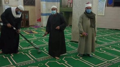 جوله مفاجئة لوكيل أوقاف بالمنيا على المساجد للاطمئنان على تطبيق الإجراءات الوقائية
