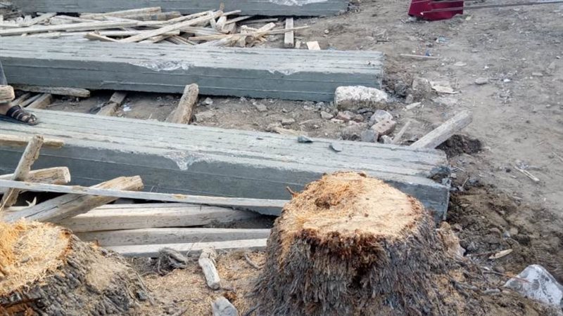 إزالة التعديات بالبحيرة