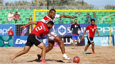 مصر مع المغرب وموزمبيق وسيشل بالمجموعة الثانية لكأس الأمم الأفريقية للكرة الشاطئية