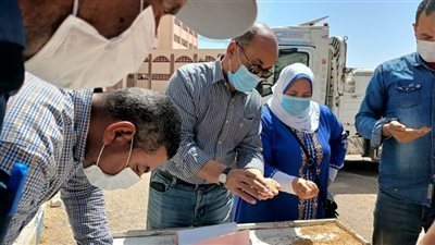 تموين الإسكندرية يتسلم١٧٦٨٠ طن أقماح محلية  