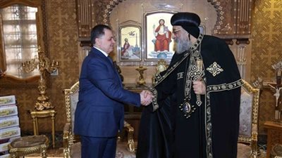 وزير الداخلية يهنىء قداسة البابا تواضروس الثاني بمناسبة الاحتفال بعيد القيامة