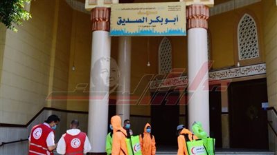  الهلال الأحمر المصري يبدأ المرحلة الثانية من عملية تعقيم المساجد في ٢٠ محافظة