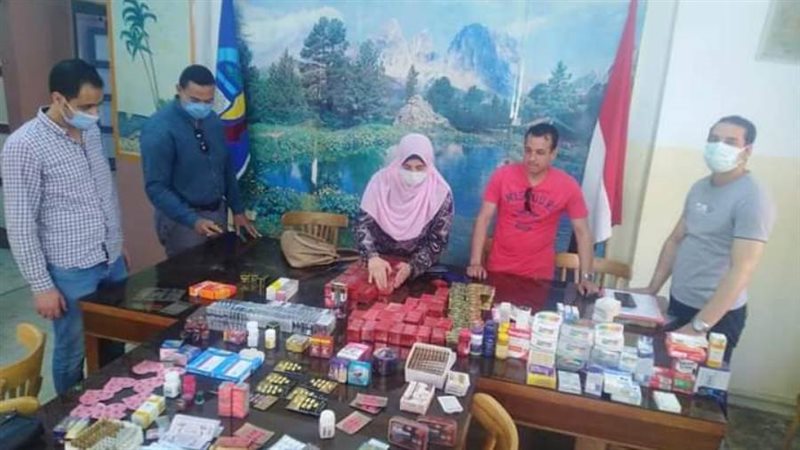 جانب من المضبوطات