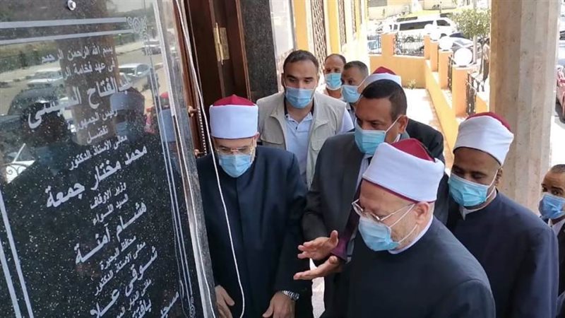 افتتاح مسجد عمر بن