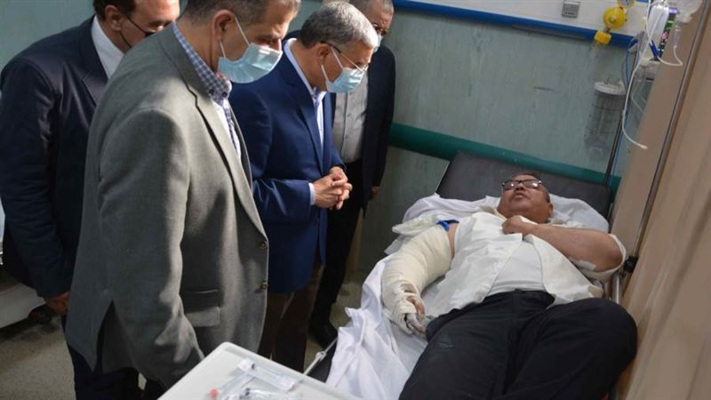 محافظ المنيا يطمئن