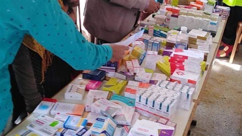 القوافل الطبية وزعت