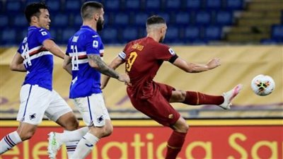 فوز سامبدوريا على روما 2/صفر في الدوري الايطالي لكرة القدم