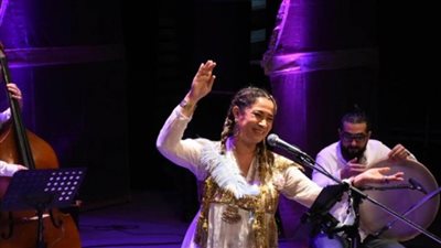 غالية بنعلي في سهرة رمضانية على مسرح سيد درويش بالإسكندرية