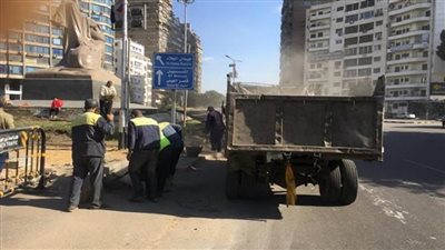 رئيس مدينة الجيزة يتفقد محيط الكنائس للتأكد من رفع الإشغالات وأعمال النظافة