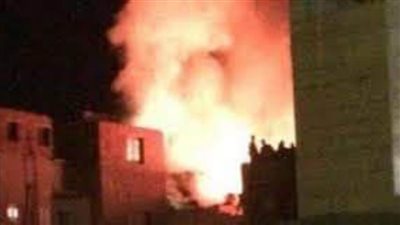 السيطرة على حريق التهم 3 أحواش في سوهاج