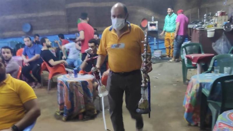 مخالفة كمامة وغلق