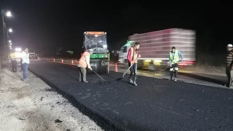 استكمال اعمال رصف